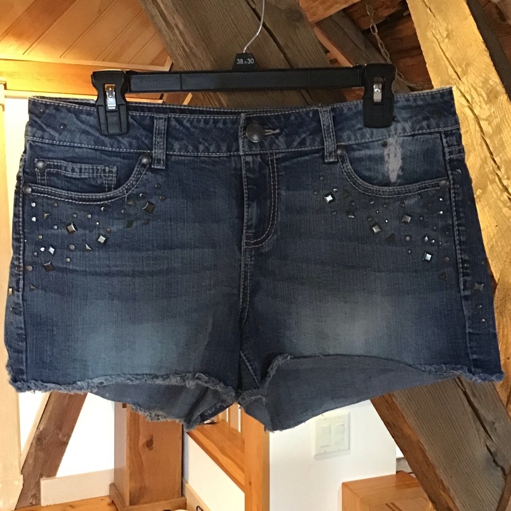 Juniors jean shorts